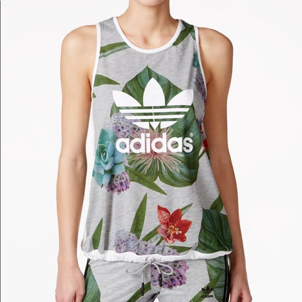 Adidas Succulent Print Tank